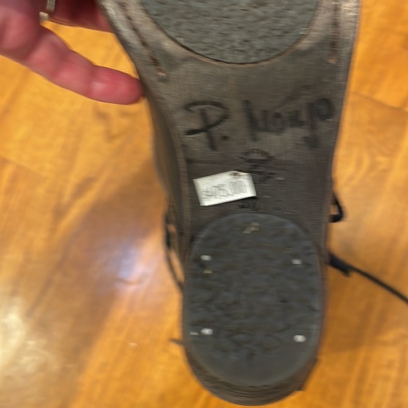 Black leather P Minjo boots. Like new. - Picture 4 of 4